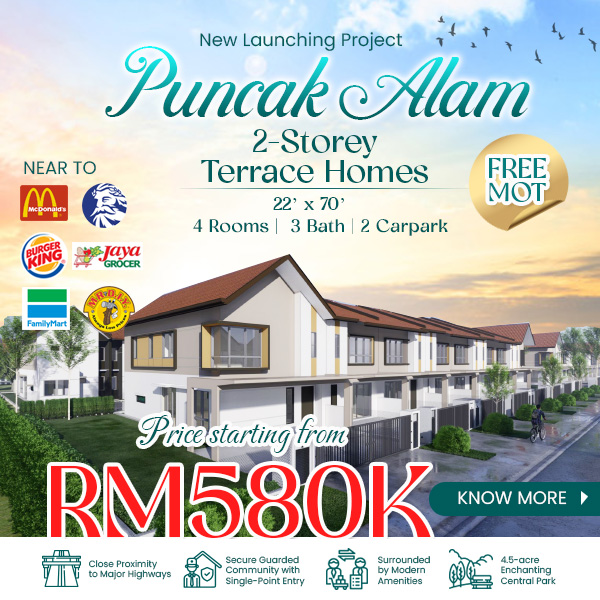 Puncak Alam RM580K